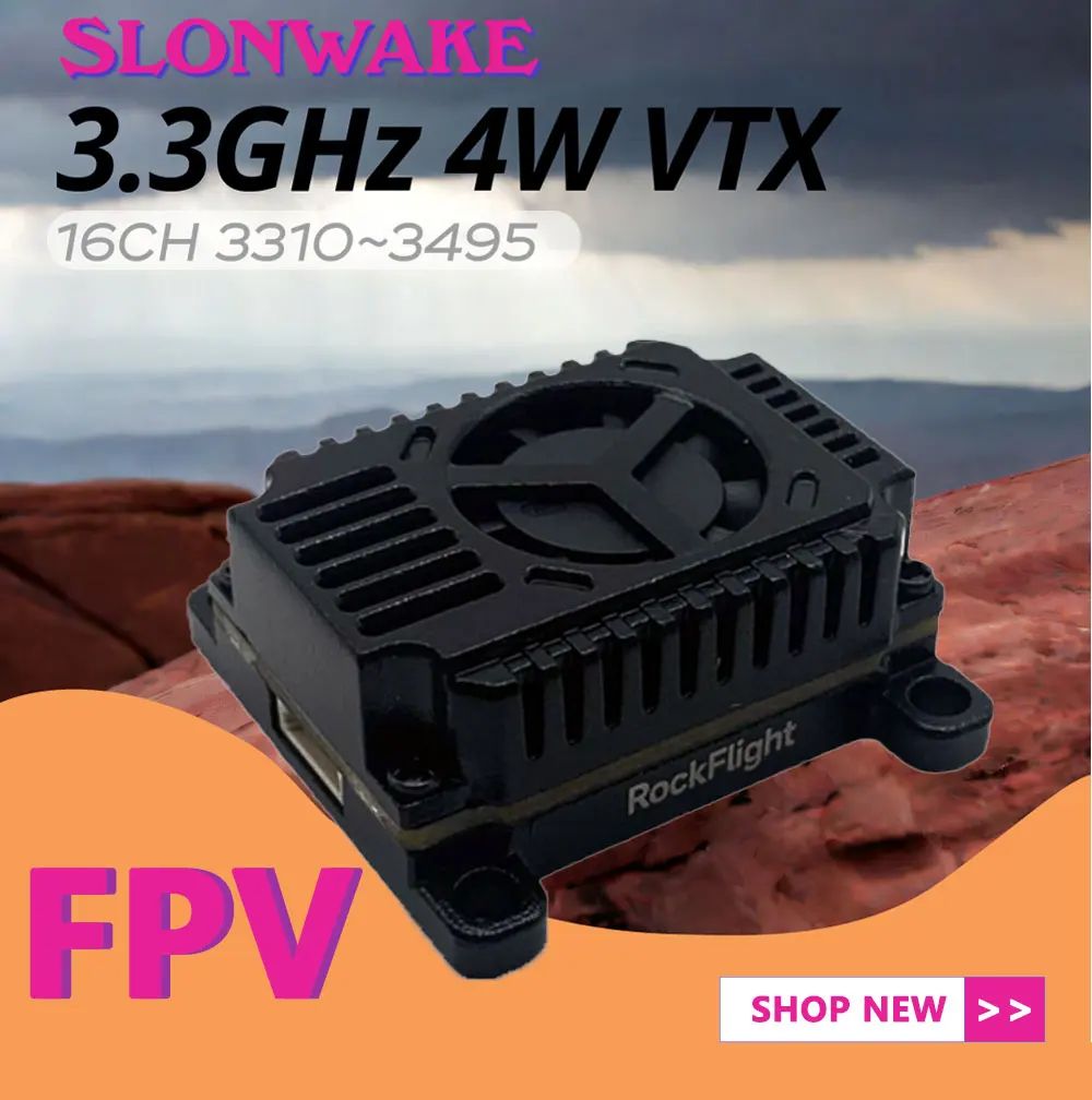 SLONWAKE FPV 3.3G 16CH 4000mW  - Drone Frame 评论和价格
