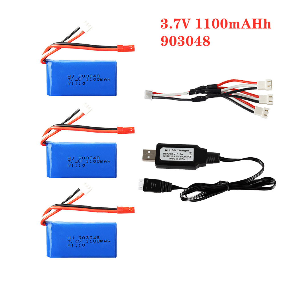1-5pcs 7.4V 1100mah 903048 LiP - Drone Charger 评论和价格
