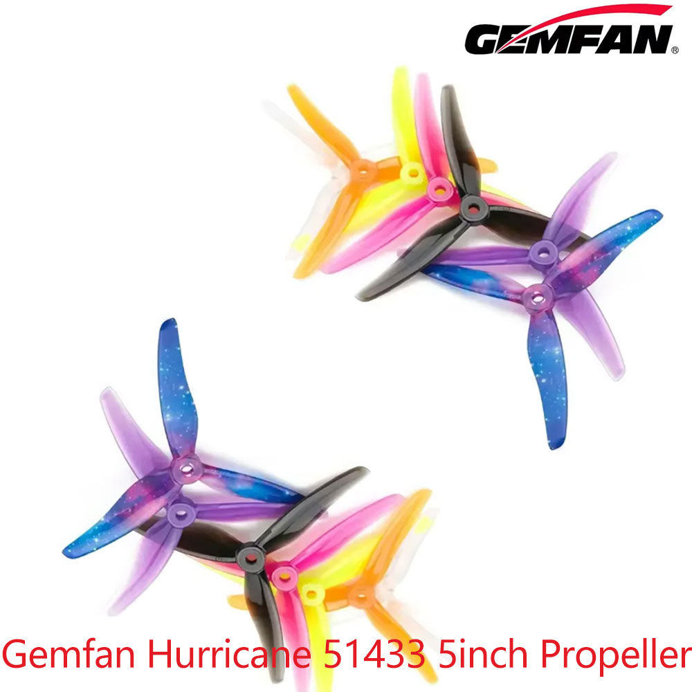 12Pairs Gemfan Hurricane 51433 - Drone Propeller 评论和价格