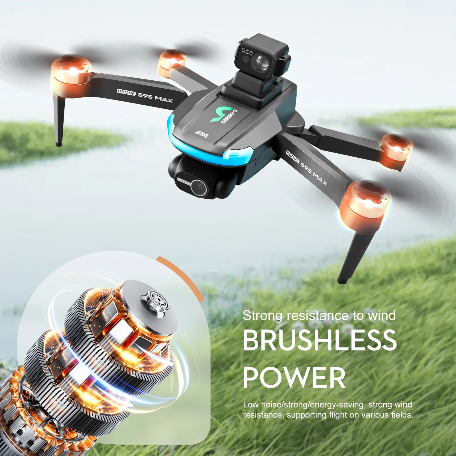 NEW S9S MAX MINI Drone 4K 2-Ax - Drone Gps Module 评论和价格