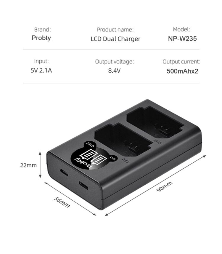 2200mAh NP-W235 NP W235 Batter - Drone Camera 评论和价格