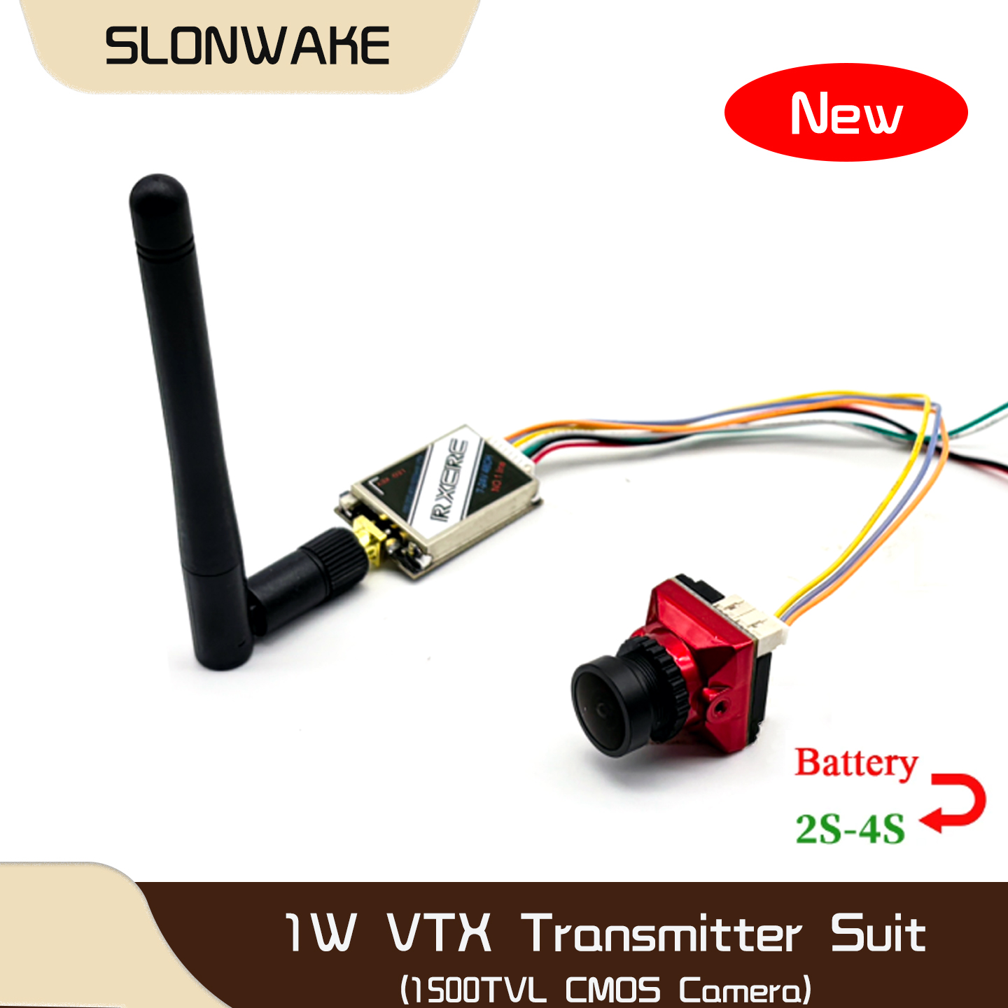 SLONWAKE  5.8G 48CH 1W VTX 100 - Drone Frame 评论和价格